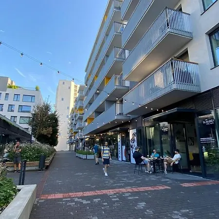 2 With Terrace, New Building, Jarabinkova Street Апартаменти Братислава